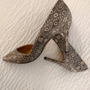 Enzo Angiolini Faux Snakeskin Pumps